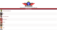 Desktop Screenshot of djmaza.in