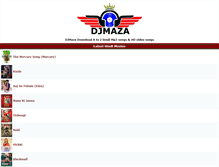 Tablet Screenshot of djmaza.in
